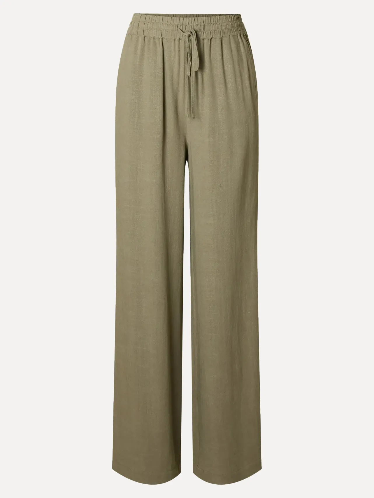 Selected Losse broek Viva Gulia Vetiver Discount