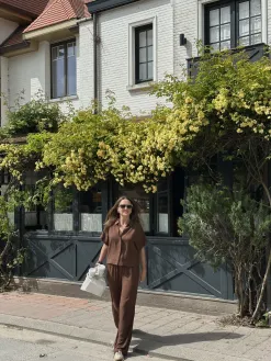 Selected Losse broek Viva Gulia Chestnut Hot