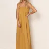 Les Soeurs Maxi-jurk Bobbi Ochre Clearance