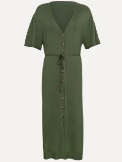 Les Soeurs Maxi-jurk Scarlett Khaki Hot