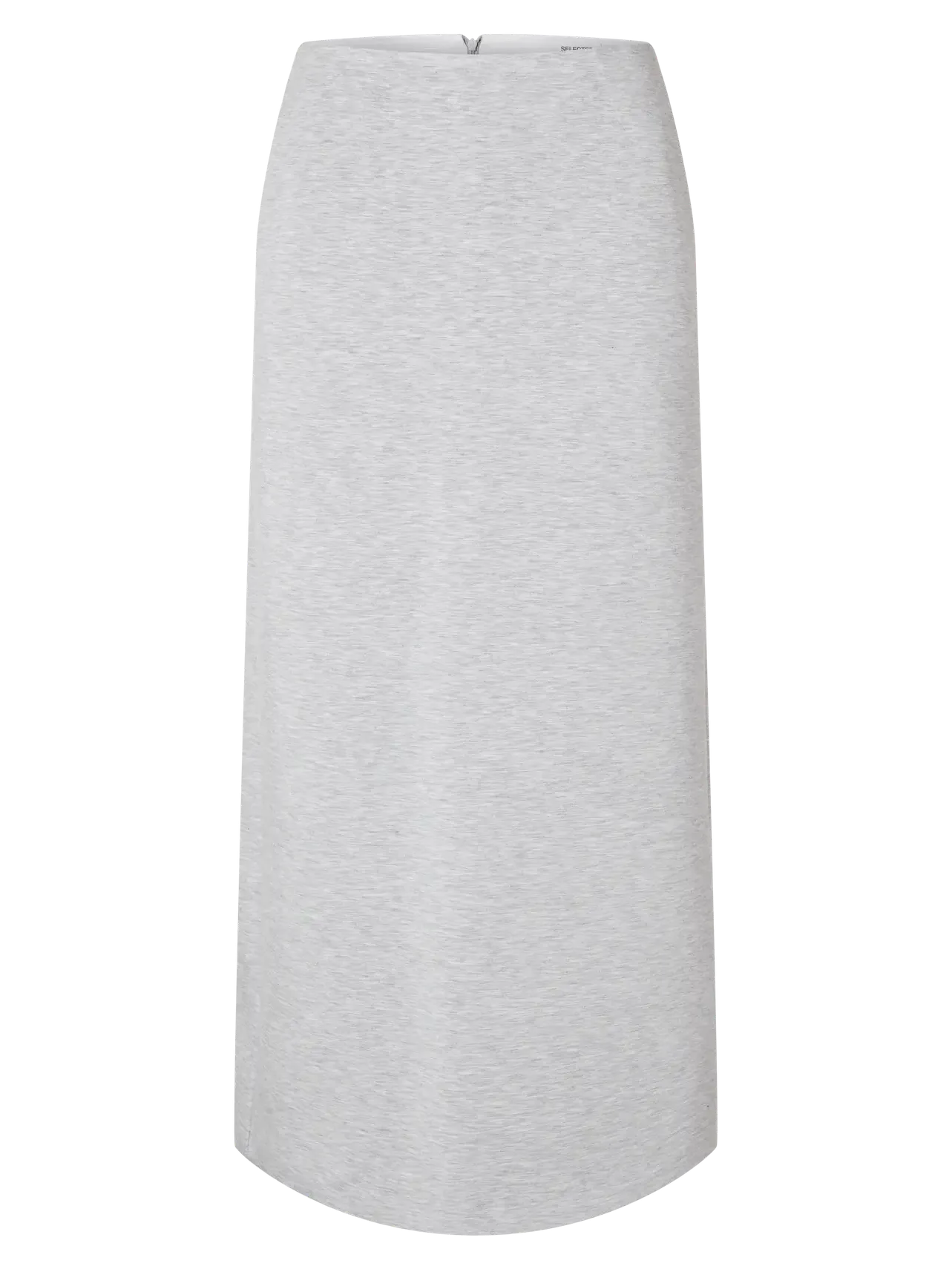 Selected Midi rok van sweatstof Jamila Light+Grey+Melange Hot
