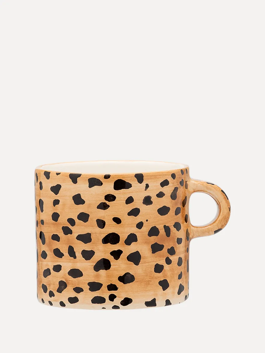 Anna + Nina Mok Leopard Brown New