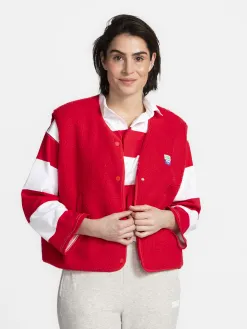 American Vintage Mouwloos vest Hoktown Fraise Discount