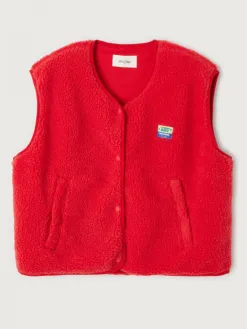 American Vintage Mouwloos vest Hoktown Fraise Discount