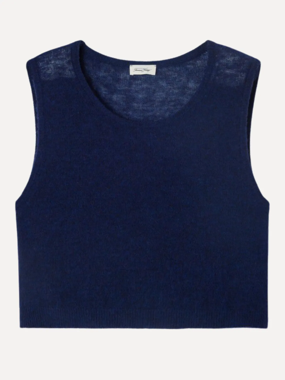 American Vintage Mouwloze sweater Dumy Navy Sale