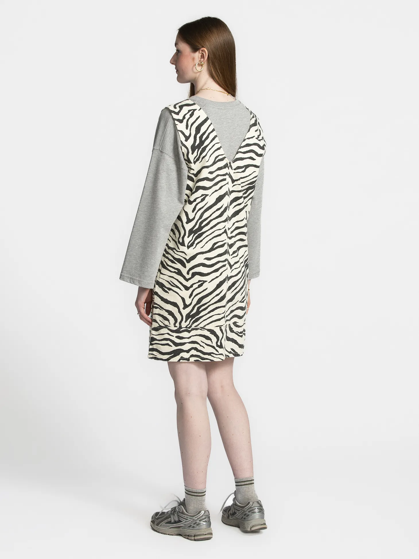 Sofie Schnoor Mouwloze zebrajurk Olympe Light+Yellow Clearance