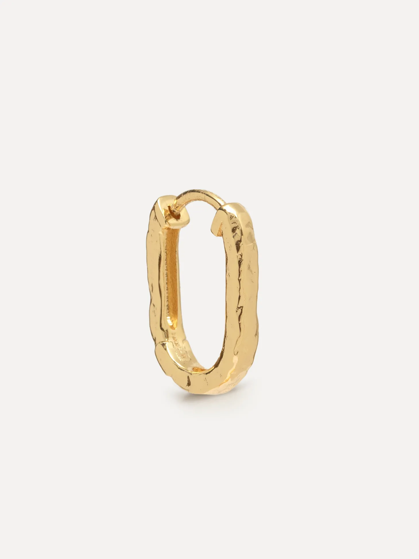 Les Soeurs Oorbel Jay Hammered Gold Sale