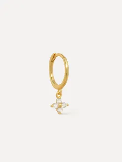 Les Soeurs Oorbel Jeanne Flower Strass Discount