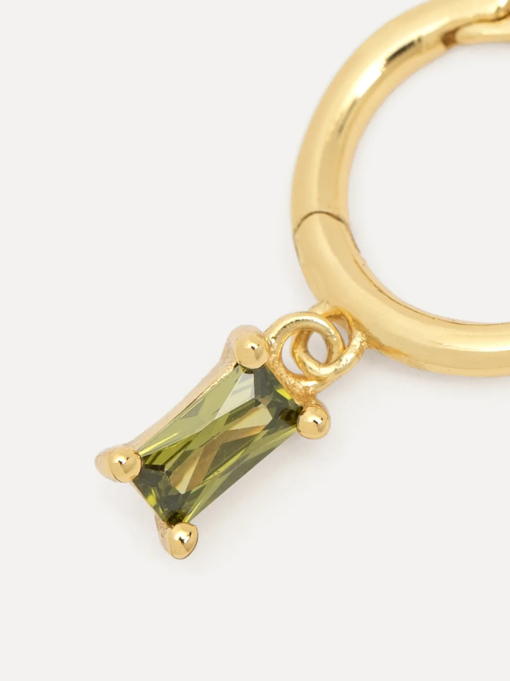 Les Soeurs Oorbel Jeanne Hanging Baguette Clearance