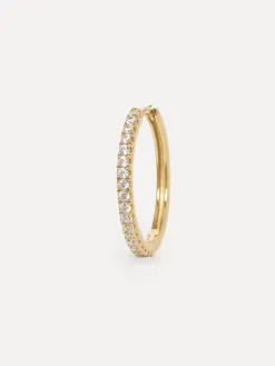 Les Soeurs Oorbel Jeanne Large Strass Gold Hot