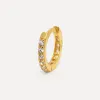 Les Soeurs Oorbel Jeanne Mini Strass Gold+Clear Best