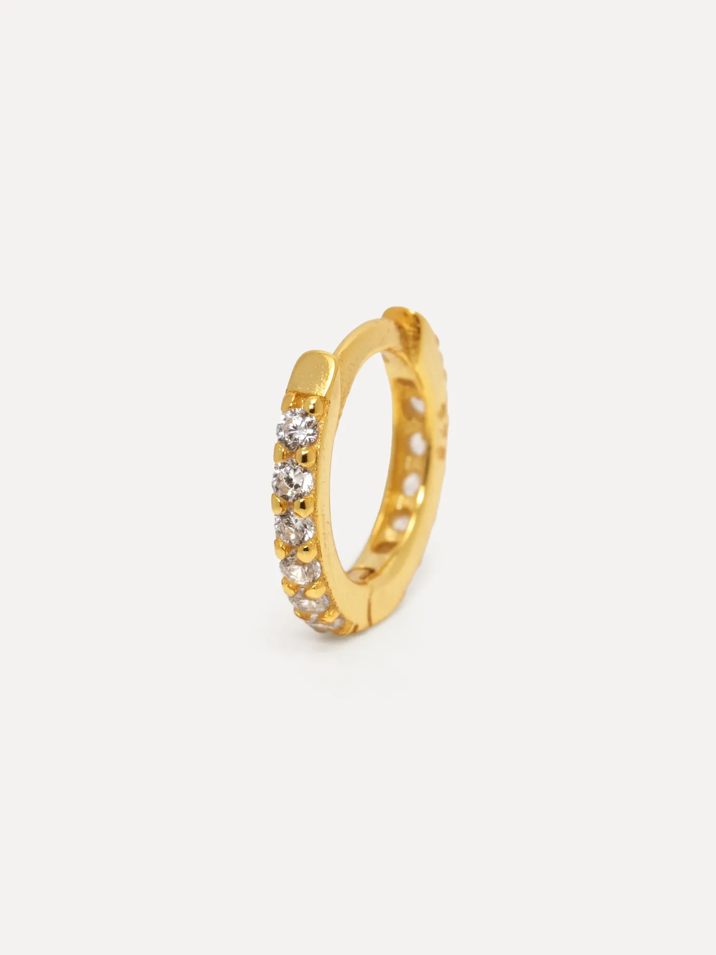 Les Soeurs Oorbel Jeanne Mini Strass Gold+Clear Best