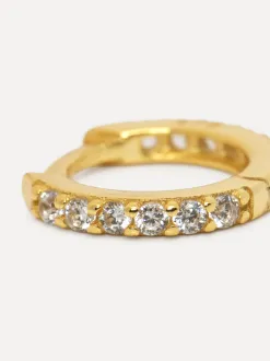 Les Soeurs Oorbel Jeanne Mini Strass Gold+Clear Best