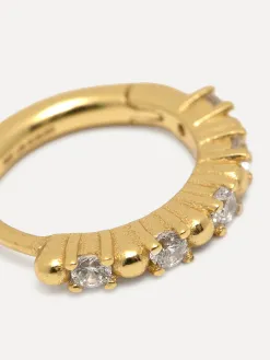 Les Soeurs Oorbel Jeanne Sunbeam Strass Gold Fashion