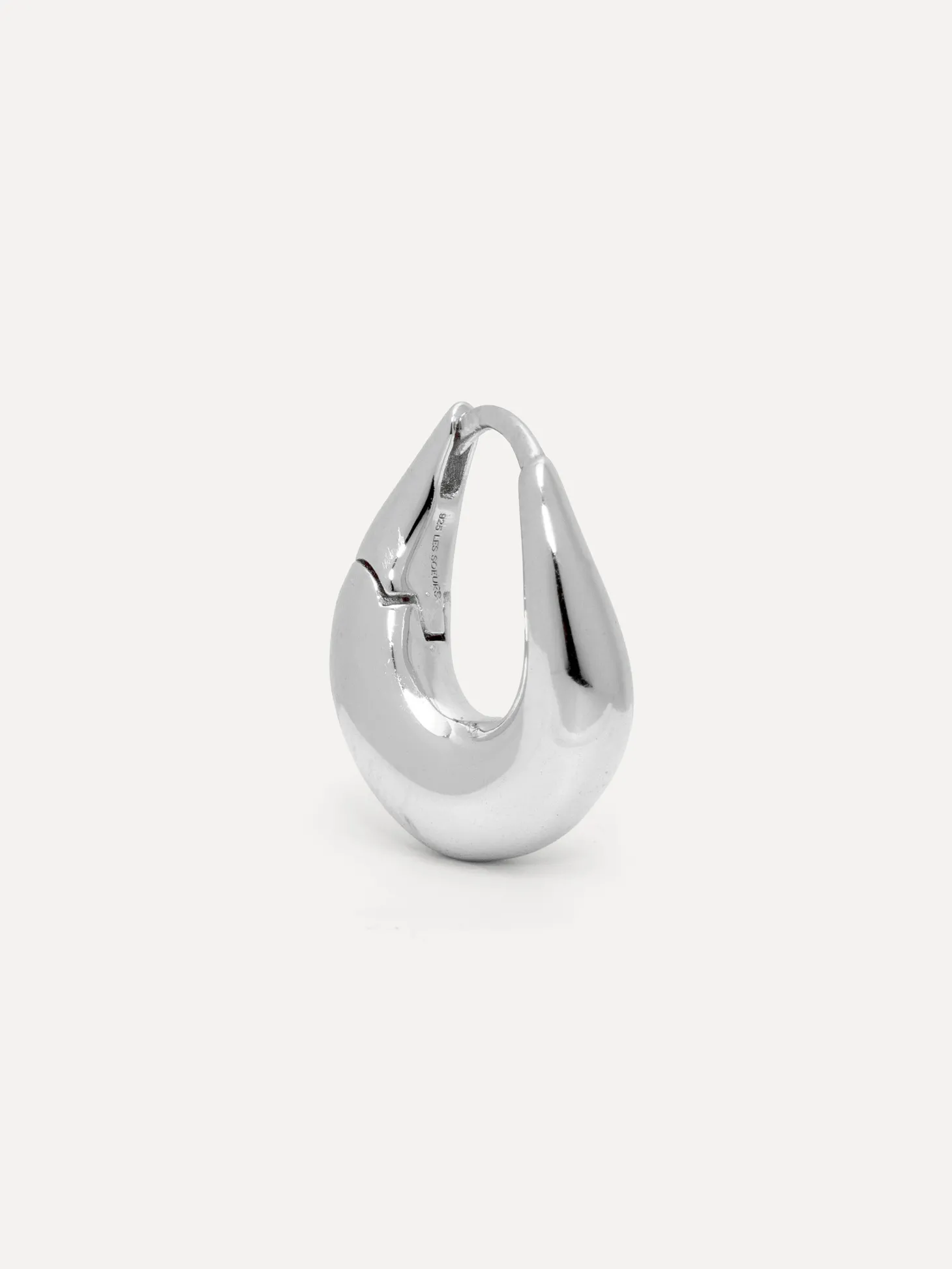 Les Soeurs Oorbel Joanne Flowy Silver Best