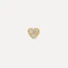 Les Soeurs Oorbel Jolie Heart Strass Gold Online