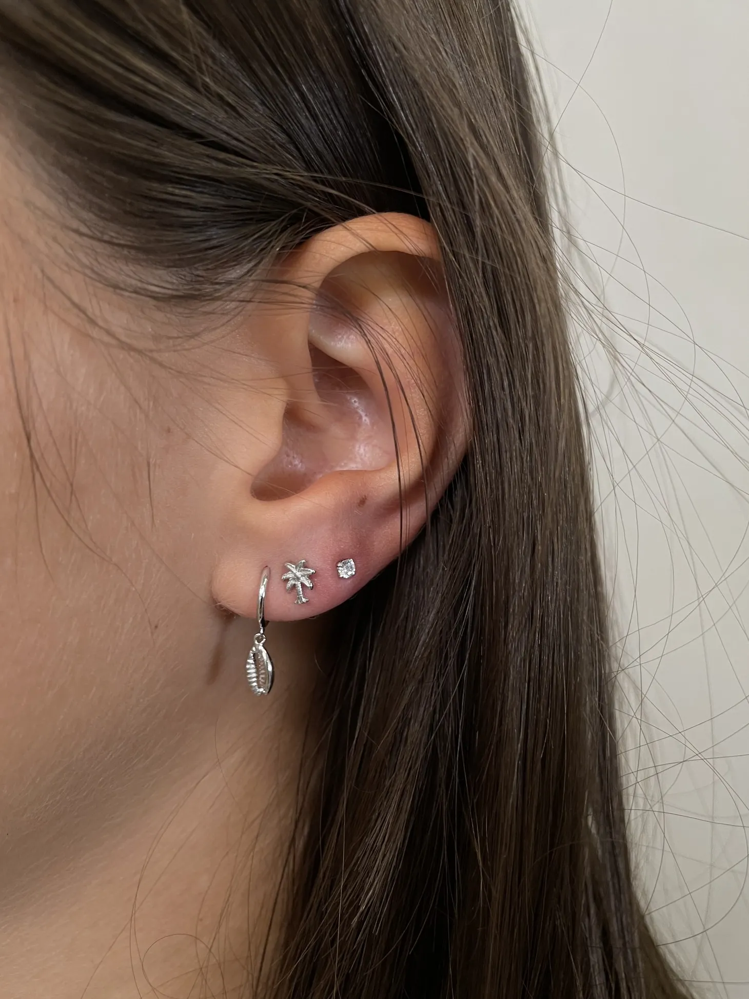 Les Soeurs Oorbel Jolie Palmtree Silver Discount