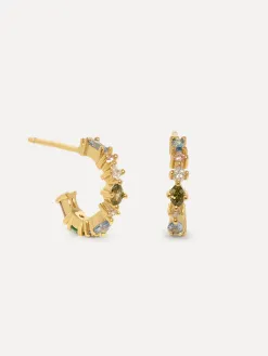 Les Soeurs Oorbellen Set Cara Pastel Gold+Zirkonia Best