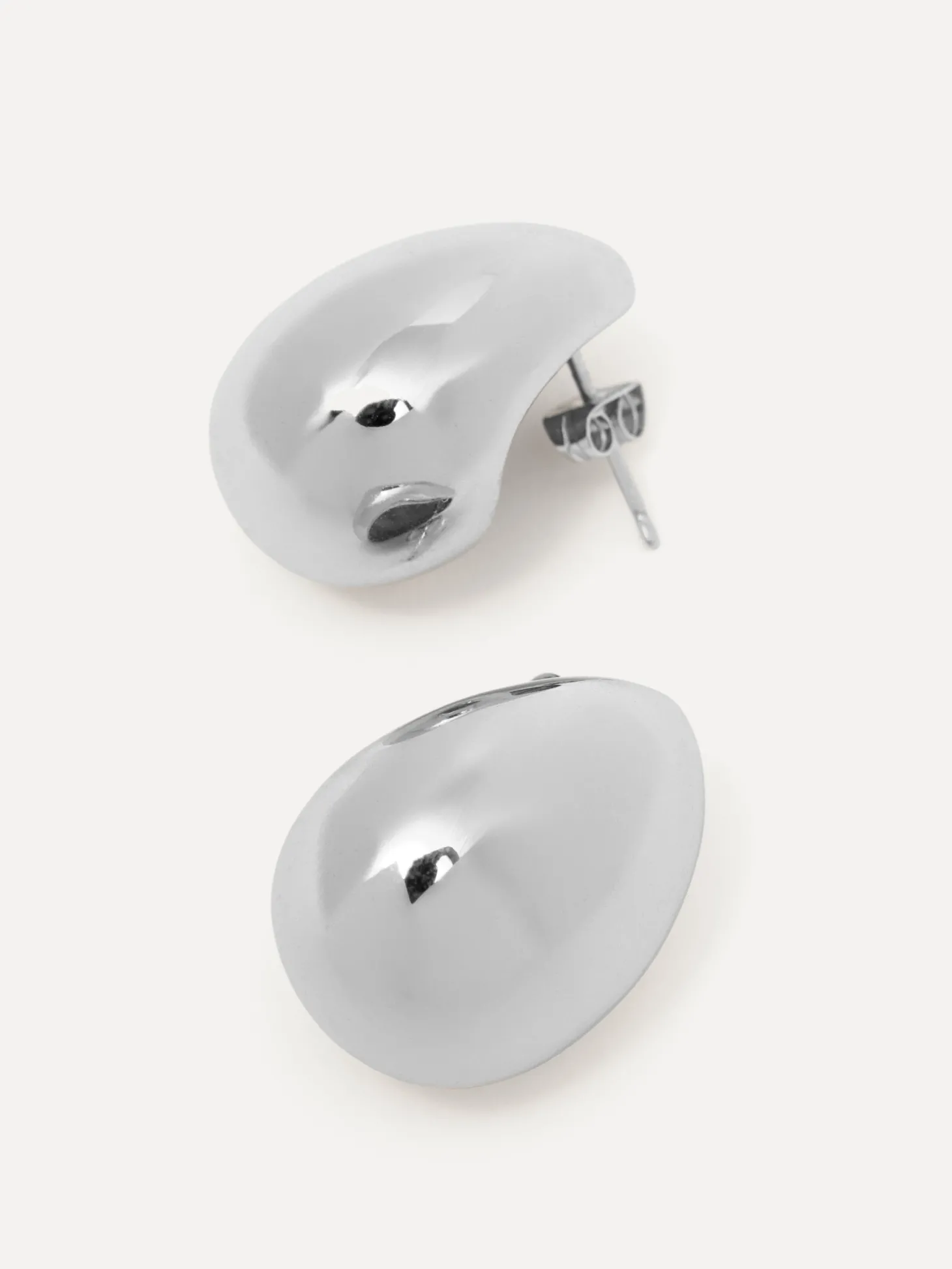 Les Soeurs Oorbellen Set Fara Chunky Drop Silver Sale
