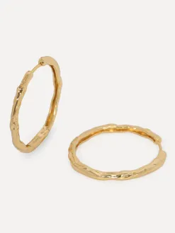 Les Soeurs Oorbellen Set Fara Hammered Gold Best