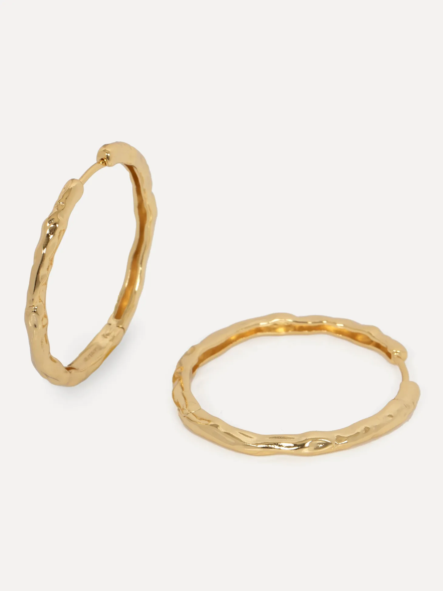 Les Soeurs Oorbellen Set Fara Hammered Gold Best