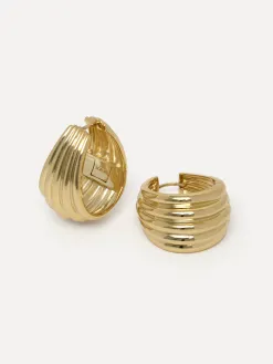 Les Soeurs Oorbellen set Fara Shell Gold Clearance