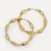 Les Soeurs Oorbellen set Fara Twisted Gold Outlet