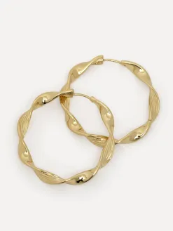 Les Soeurs Oorbellen set Fara Twisted Gold Outlet