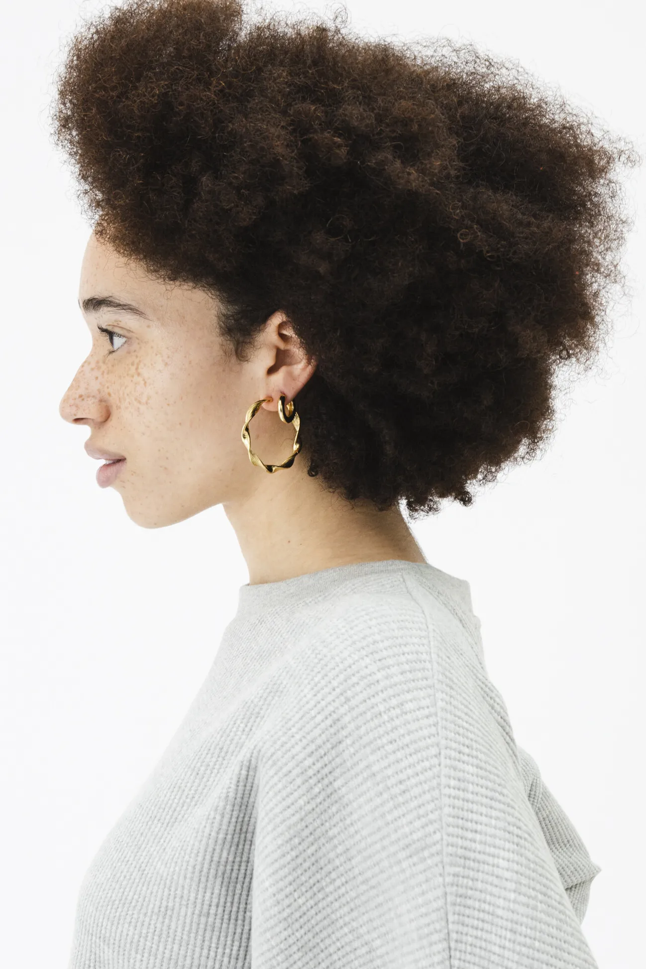 Les Soeurs Oorbellen set Fara Twisted Gold Outlet