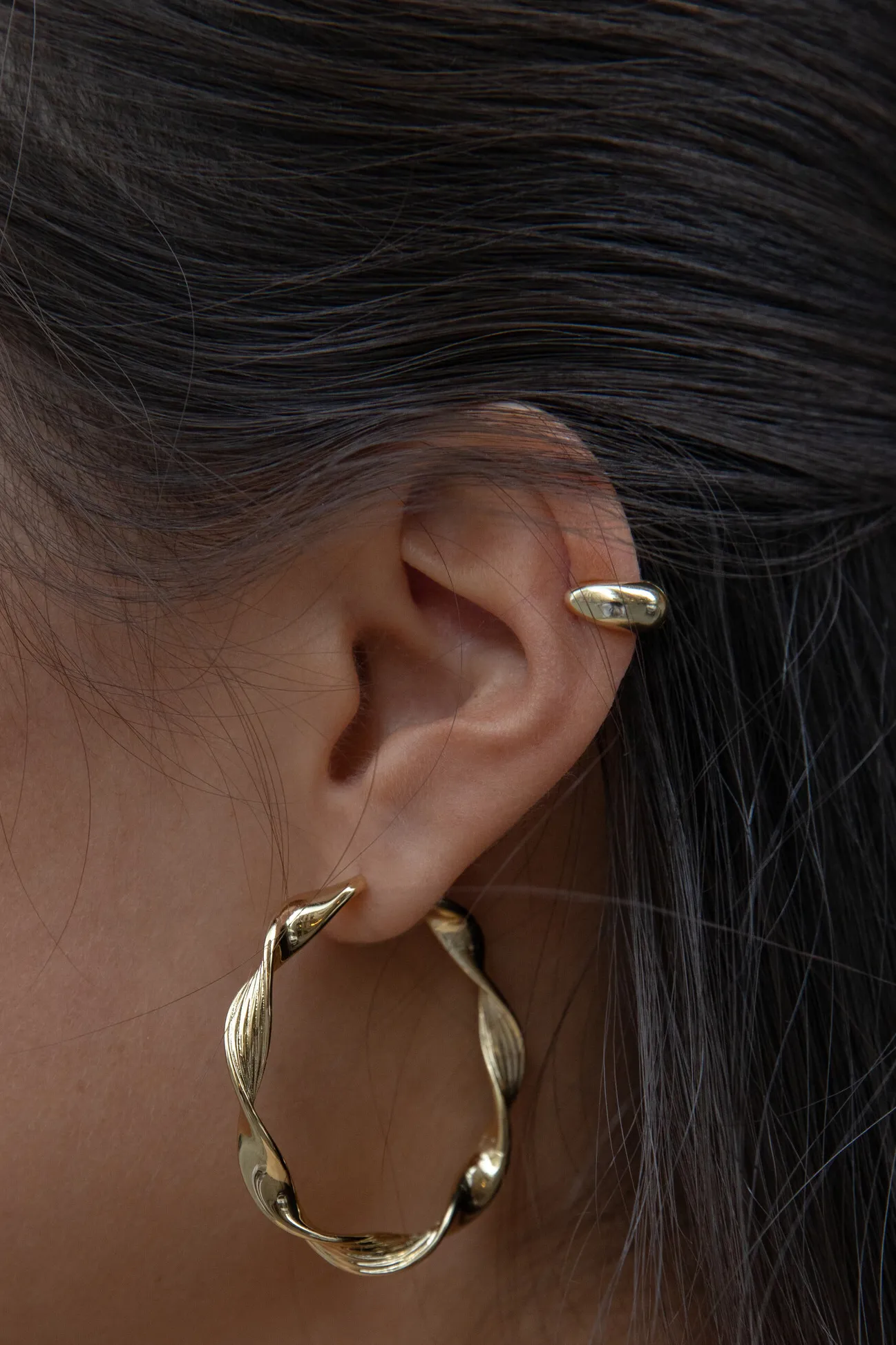 Les Soeurs Oorbellen set Fara Twisted Gold Outlet