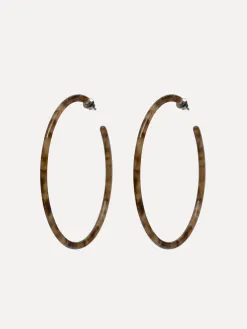Les Soeurs Oorbellen set Maya Burl+Wood Best