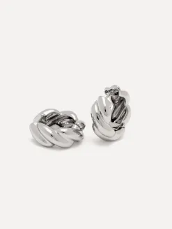 Les Soeurs Oorbellenset Fara Loomed Silver Online