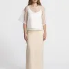 Les Soeurs Organza top Antonio White Fashion