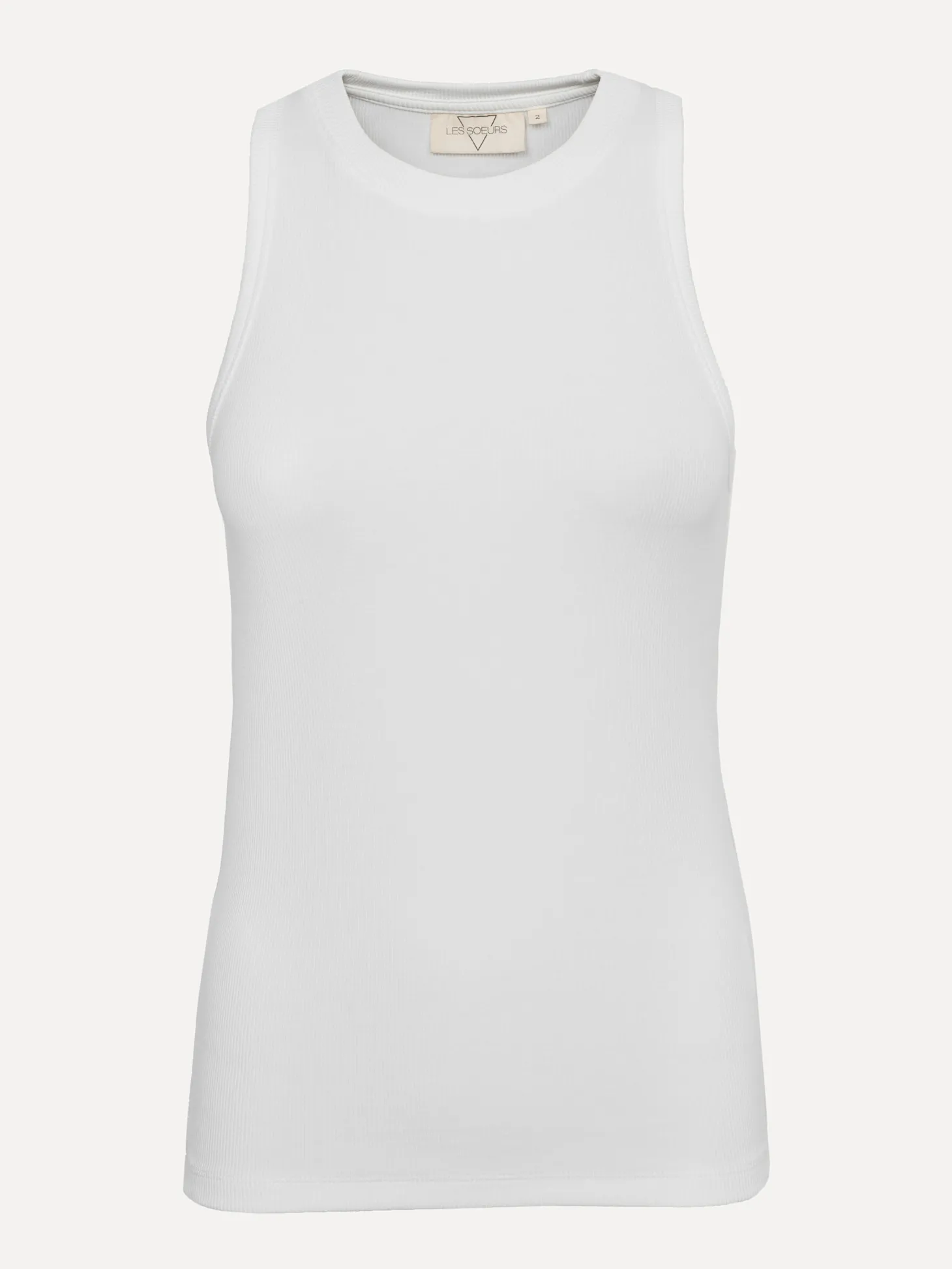 Les Soeurs Racerback top Kaila White Clearance
