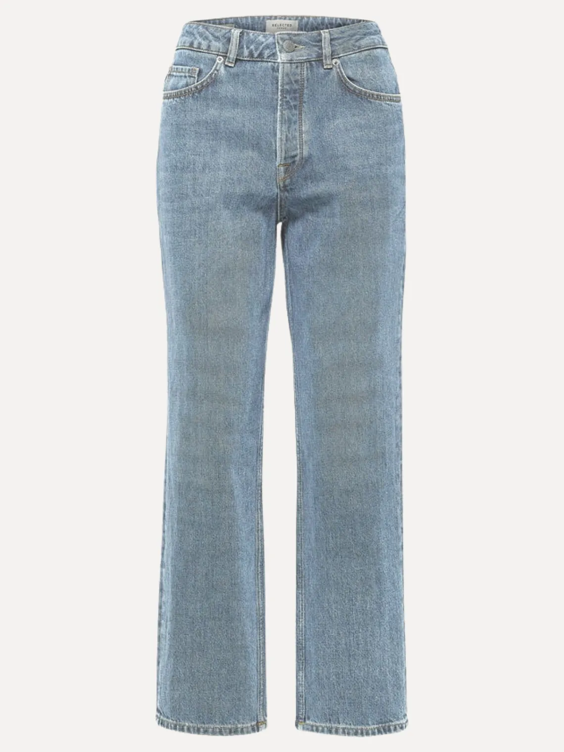 Selected Rechte Jeans Kate Alice Sky+Light+Blue Outlet