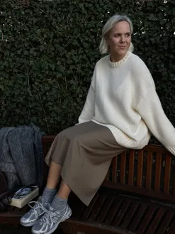 Sofie Schnoor Rechte maxirok Camel Best