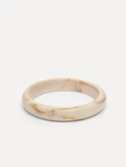 Les Soeurs Resin Bangle armband rond Cream Sale