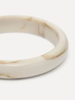 Les Soeurs Resin Bangle armband rond Cream Sale