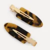 Les Soeurs Resin clips GRWM Dark+Tortue Discount