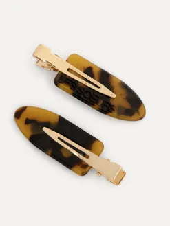 Les Soeurs Resin clips GRWM Dark+Tortue Discount