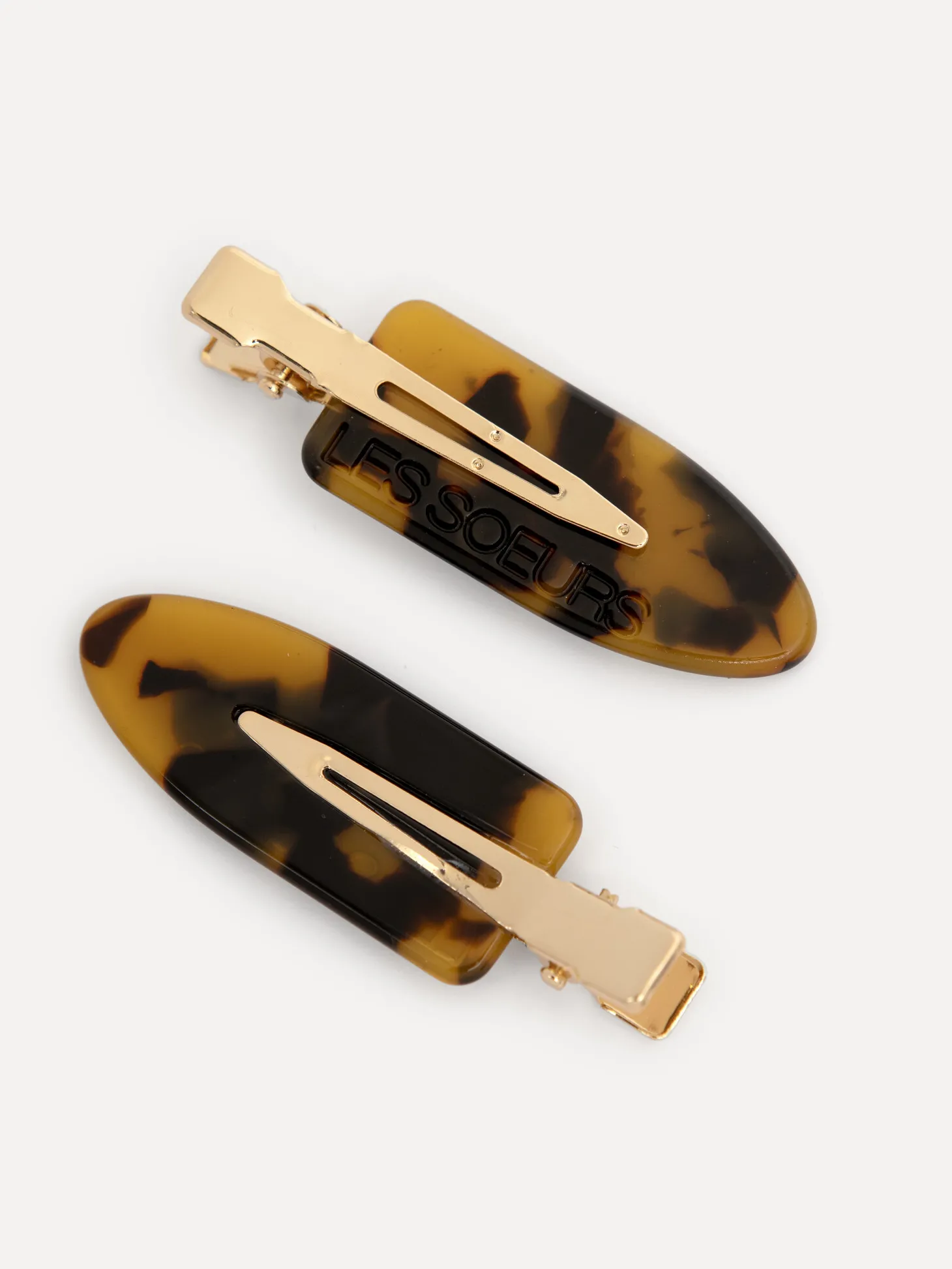 Les Soeurs Resin clips GRWM Dark+Tortue Discount