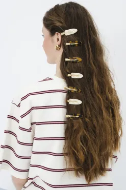 Les Soeurs Resin clips GRWM Dark+Tortue Discount