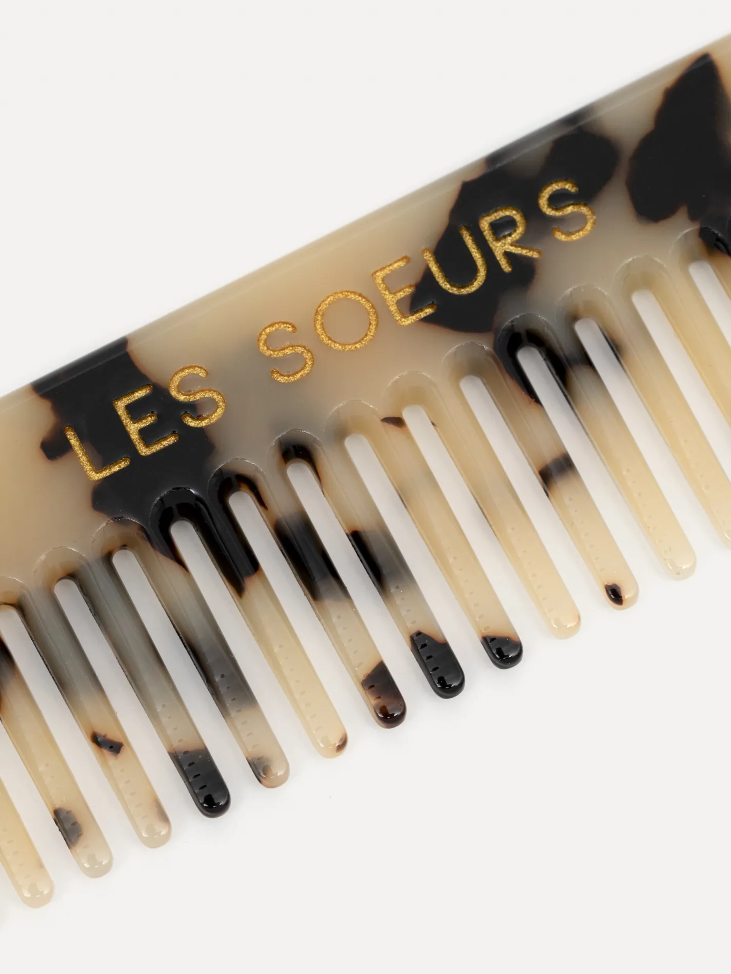 Les Soeurs Resin haarkammetje Light+Tortue Best