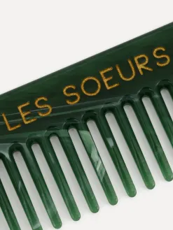 Les Soeurs Resin haarkammetje Green Sale