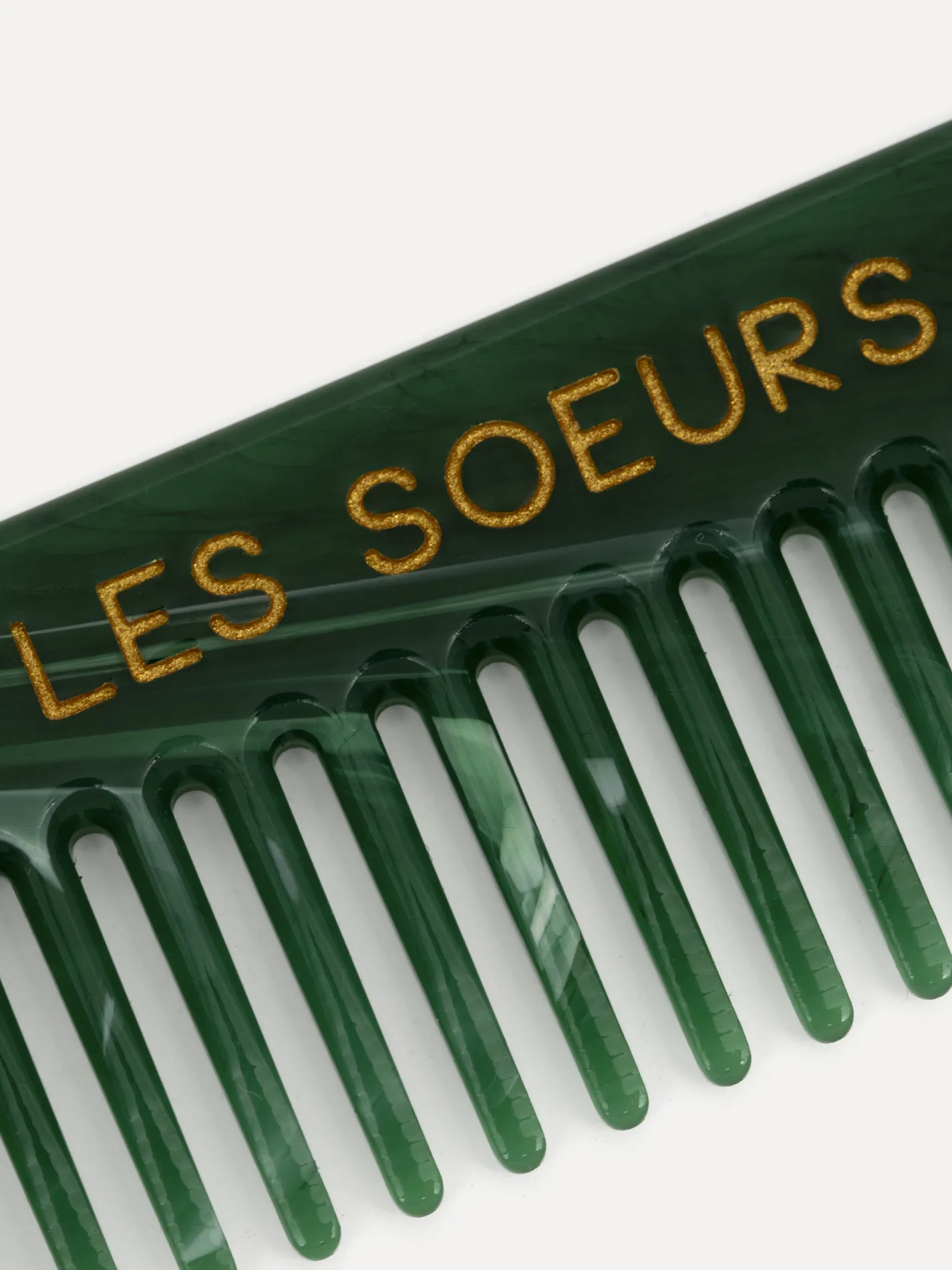 Les Soeurs Resin haarkammetje Green Sale