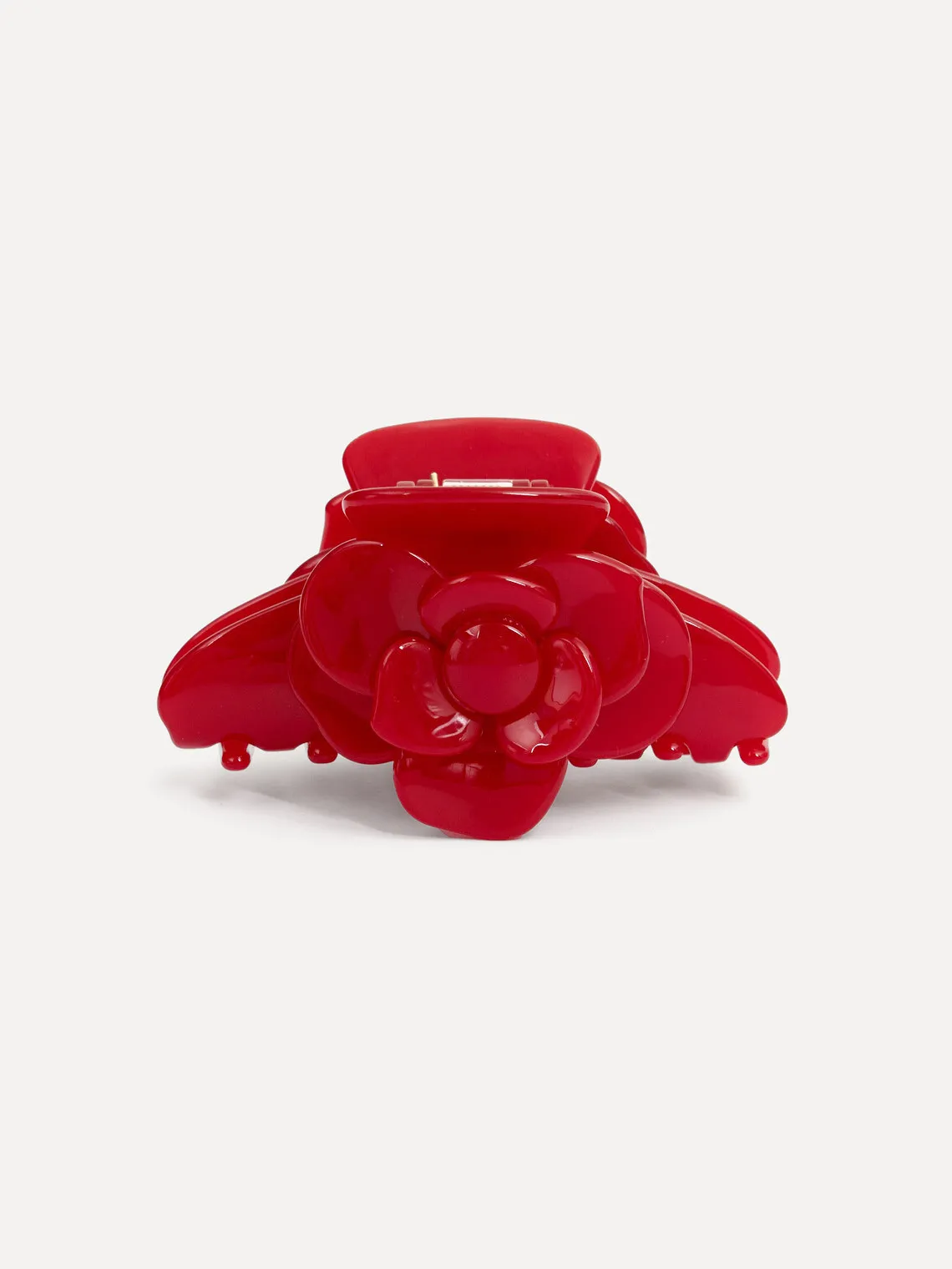 Les Soeurs Resin haarspeld Bloem Red New
