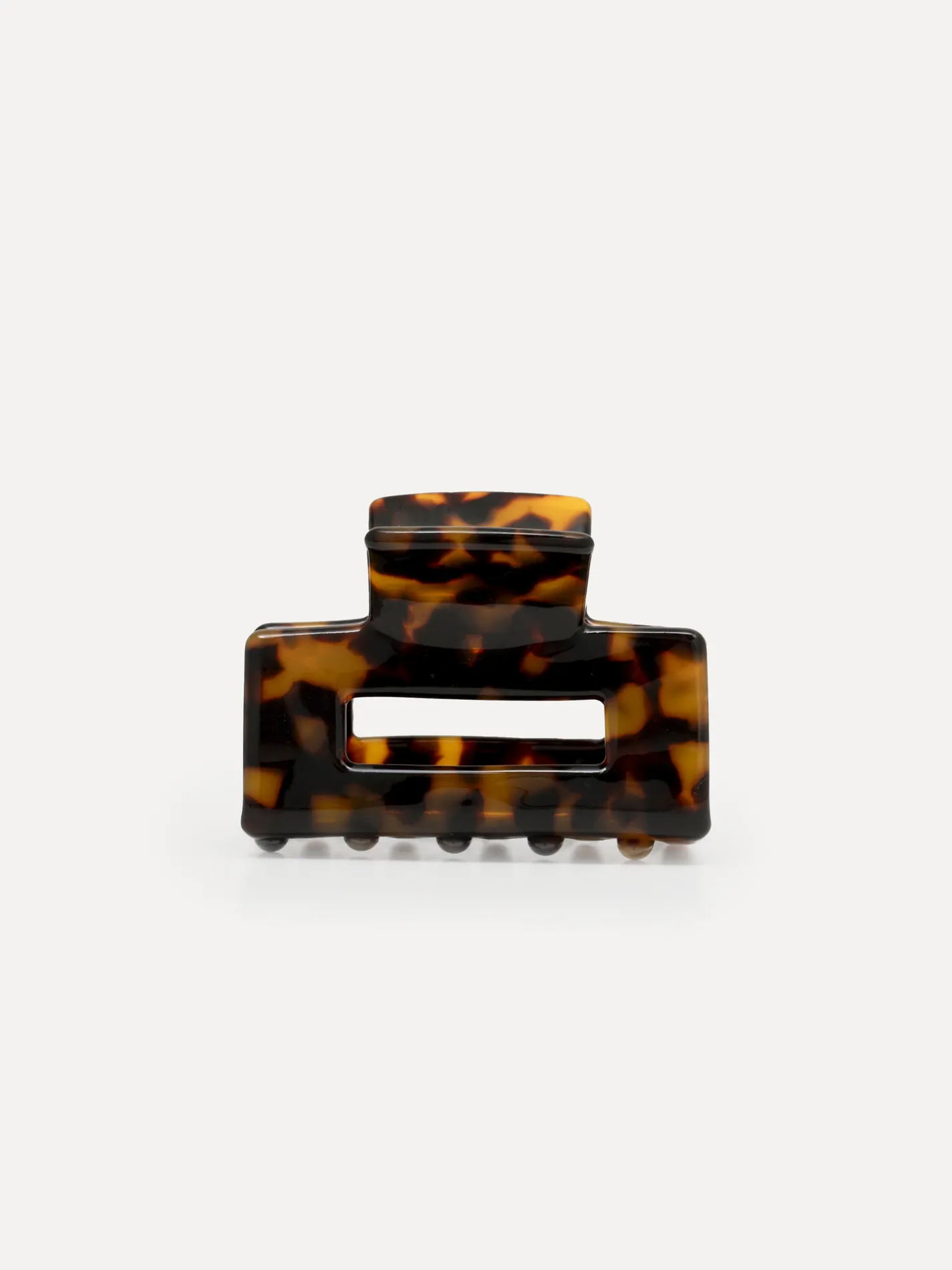 Les Soeurs Resin haarspeld rechthoekig Dark+Tortue Online
