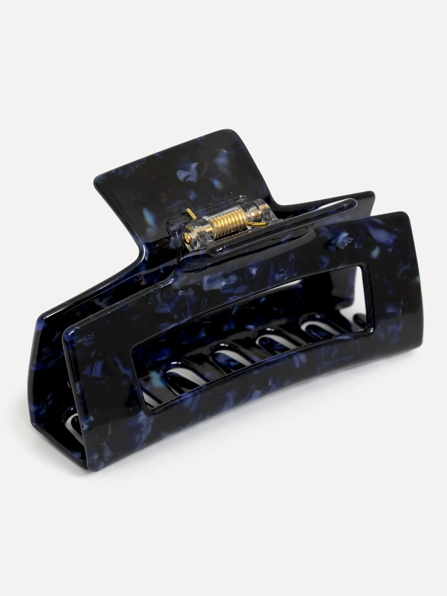 Les Soeurs Resin haarspeld rechthoekig Blue Discount