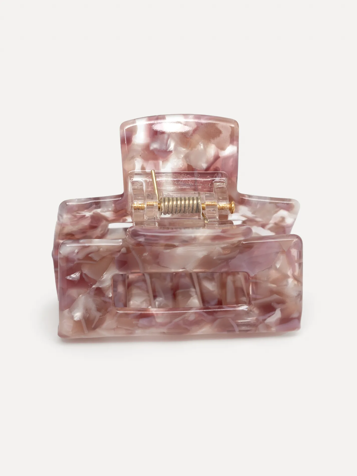 Les Soeurs Resin haarspeld rechthoekig Pink+White New