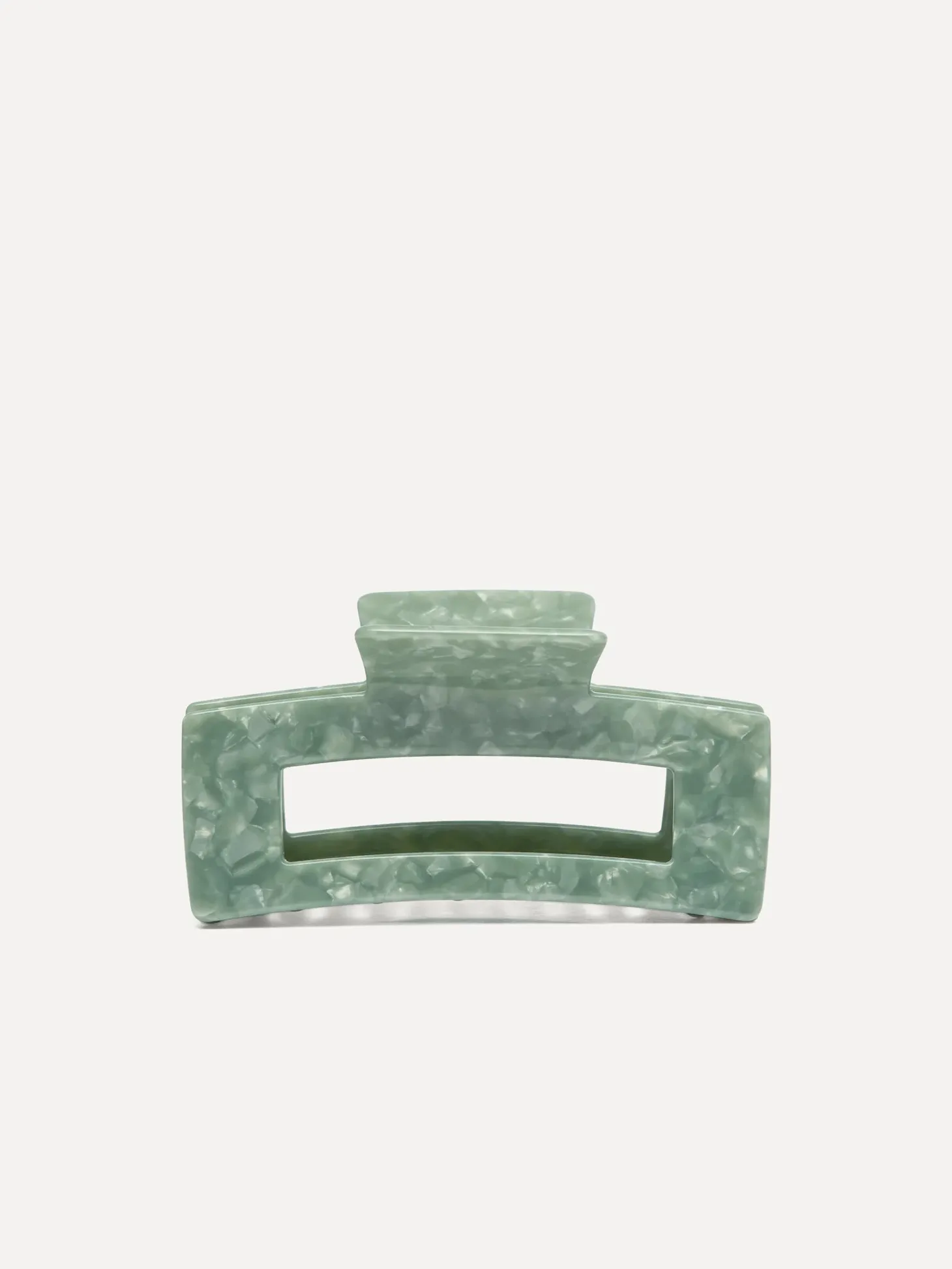 Les Soeurs Resin haarspeld rechthoekig Jade Sale